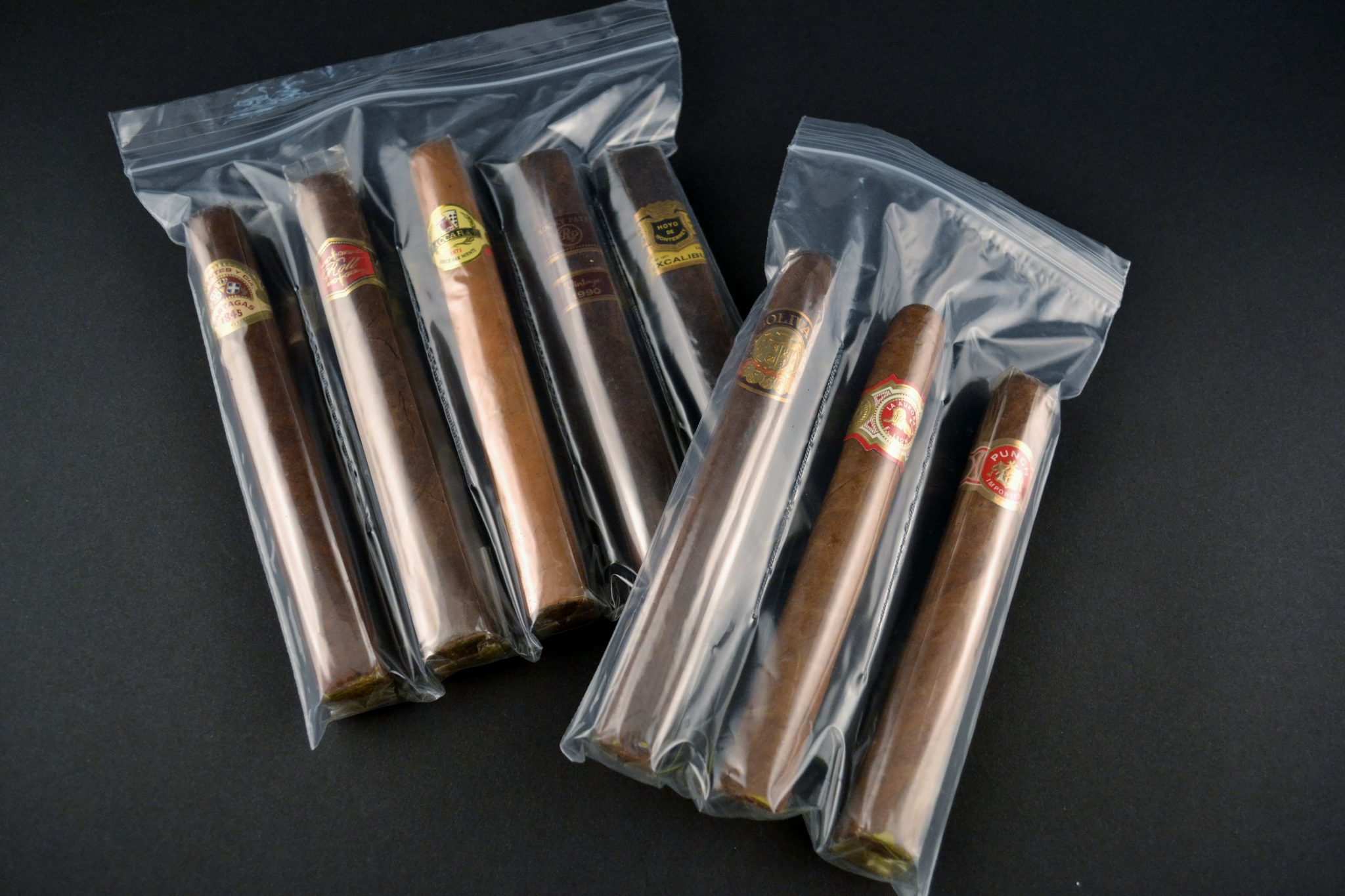 cigars ziplock bag