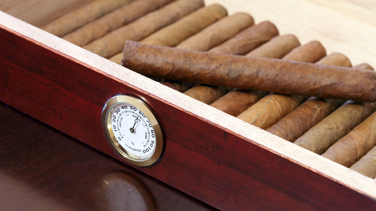 cigars in humidor